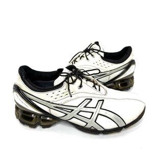 Asics Gel-Ace Pro Mens Golf Shoes Black, White & Silver Spikes P215Y Size 10